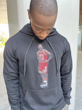 RDMCLOTHINGART tapestry hoodie MJ TAPESTRY PATCH HOODIE-9007