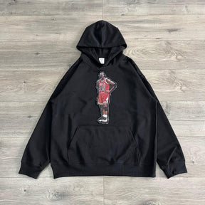 RDMCLOTHINGART tapestry hoodie MJ TAPESTRY PATCH HOODIE-9007