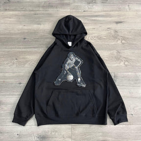 RDMCLOTHINGART tapestry hoodie MJ TAPESTRY PATCH HOODIE-9038