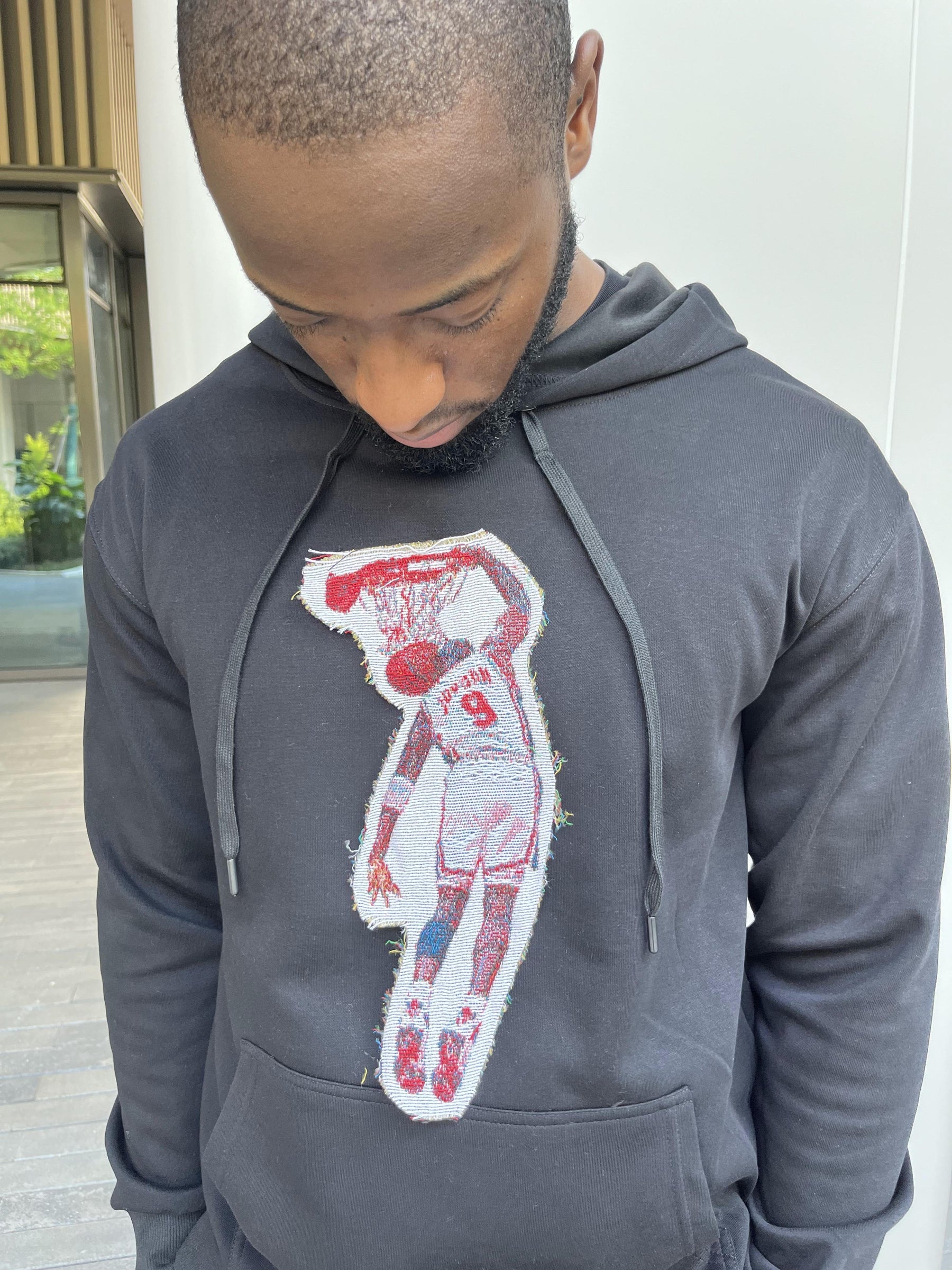 RDMCLOTHINGART tapestry hoodie MJ TAPESTRY PATCH HOODIE-9046