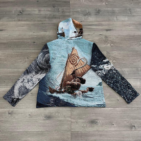 RDMCLOTHINGART tapestry hoodie MOANA TAPESTRY HOODIE