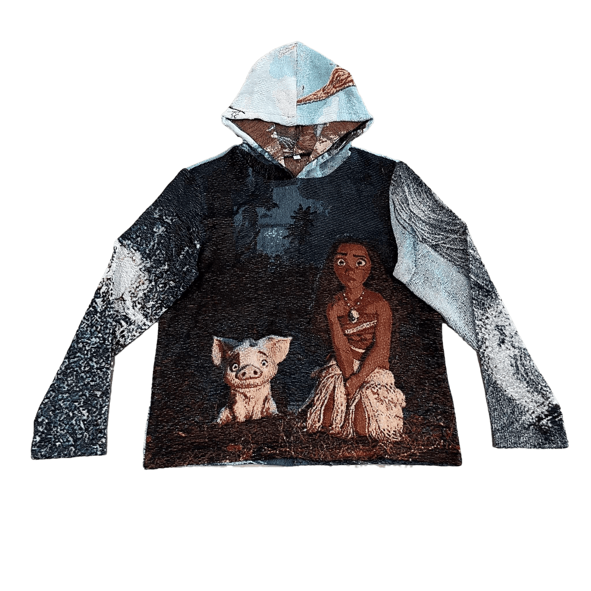 RDMCLOTHINGART tapestry hoodie MOANA TAPESTRY HOODIE