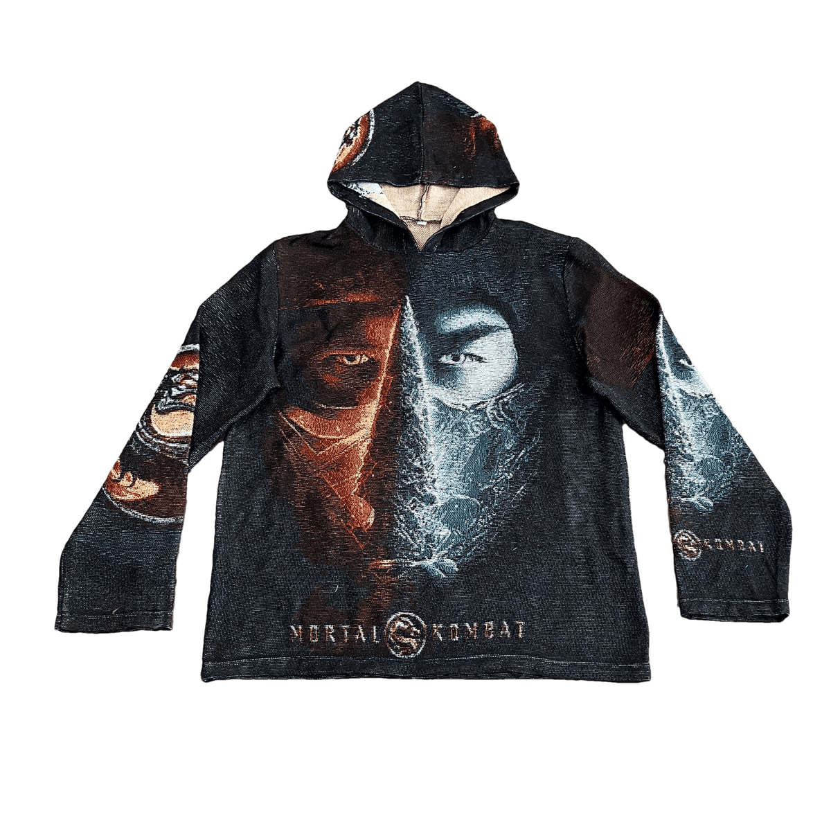 RDMCLOTHINGART tapestry hoodie MORTAL COMBAT TAPESTRY HOODIE