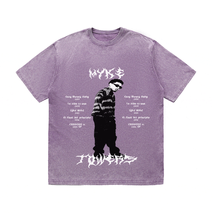 RDMCLOTHINGART tapestry hoodie MYKE TOWERS HEAVY WEIGHT COTTON TEE-8887