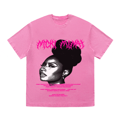 RDMCLOTHINGART tapestry hoodie NCKI MINAJ HEAVY WEIGHT COTTON TEE-8888