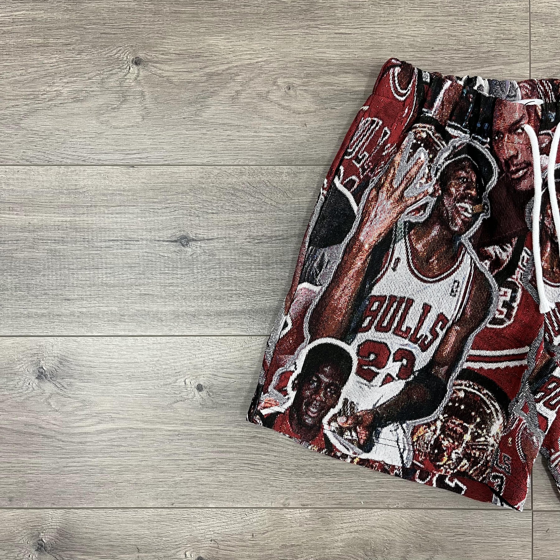 RDMCLOTHINGART tapestry hoodie NEW MJ COLLECTION TAPESTRY SHORTS