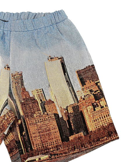 NEW YORK TAPESTRY SHORTS - RDMCLOTHINGART
