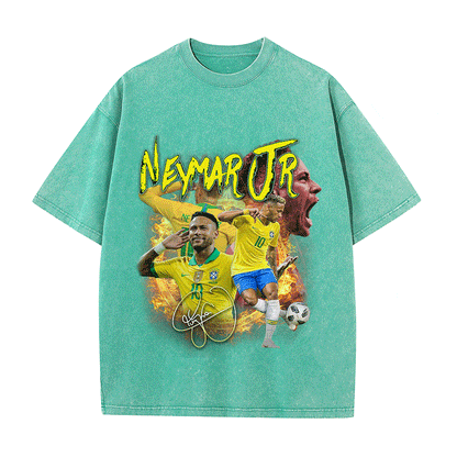 RDMCLOTHINGART tapestry hoodie NEYMAR JR HEAVY WEIGHT COTTON TEE-9168