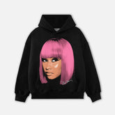 RDMCLOTHINGART tapestry hoodie NICKIMINAJ HEAD HOODIE-1088