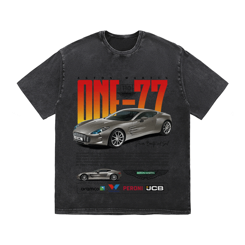 RDMCLOTHINGART tapestry hoodie ONE 77 HEAVY WEIGHT COTTON TEE-8834