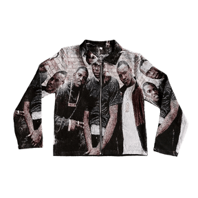 RDMCLOTHINGART tapestry hoodie Paid In Full Jacket