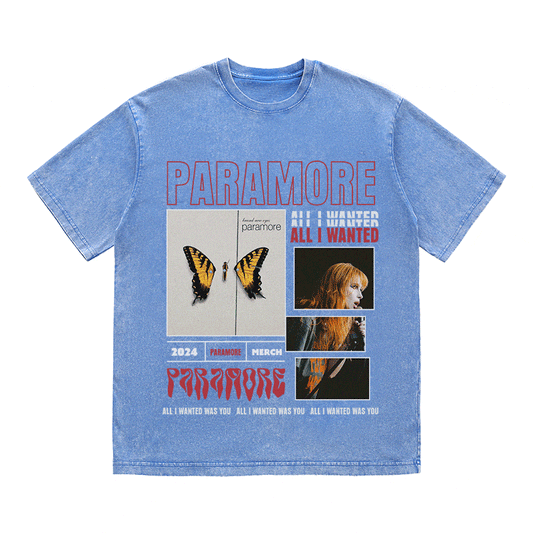 PARAMORE HEAVY WEIGHT COTTON TEE-9014