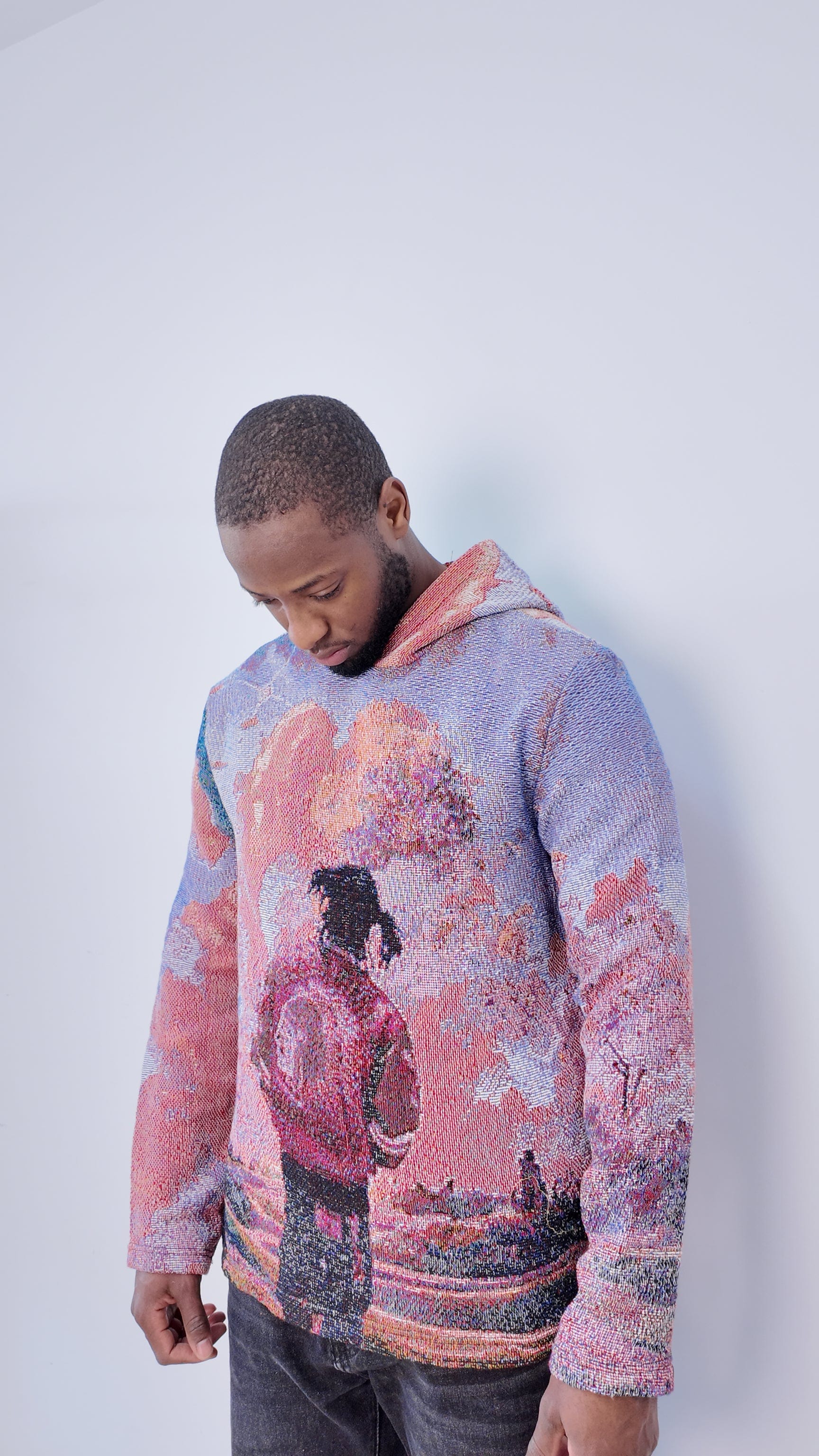 RDMCLOTHINGART tapestry hoodie Pink Chief Keef Tapestry