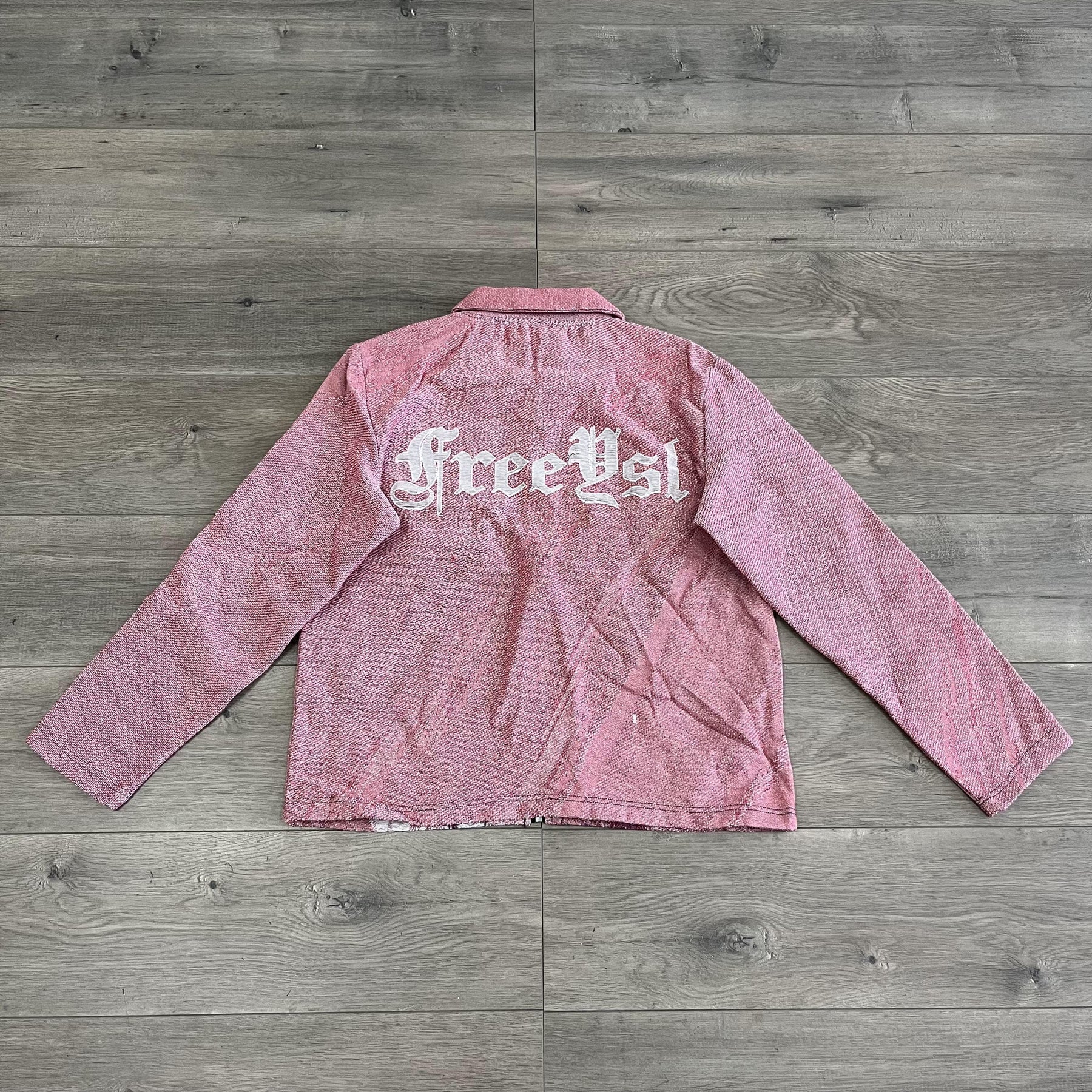 RDMCLOTHINGART tapestry hoodie PINK YSL TAPESTRY JACKET