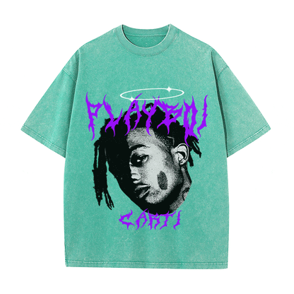 RDMCLOTHINGART tapestry hoodie PLAYBOI CARTY HEAVY WEIGHT COTTON TEE-8915