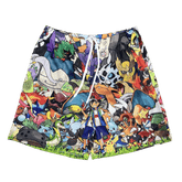 RDMCLOTHINGART tapestry hoodie POKEMON MESH SHORTS-8667