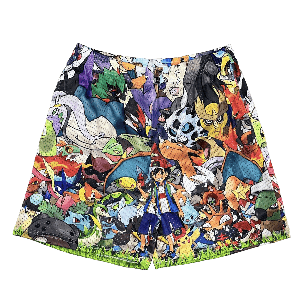 RDMCLOTHINGART tapestry hoodie POKEMON MESH SHORTS-8667