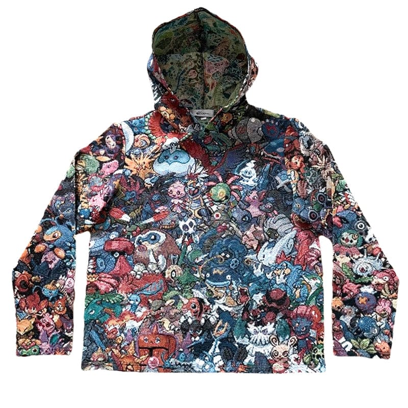 RDMCLOTHINGART tapestry hoodie POKEMON TAPESTRY HOODIE