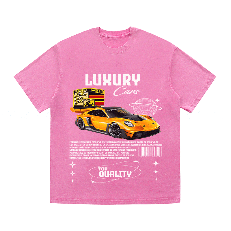 RDMCLOTHINGART tapestry hoodie PORSHE HEAVY WEIGHT COTTON TEE-9110