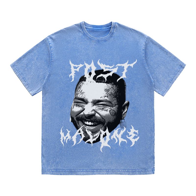 RDMCLOTHINGART tapestry hoodie POST MALONE HEAVY WEIGHT COTTON TEE-8891