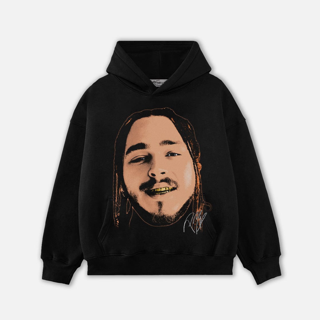 RDMCLOTHINGART tapestry hoodie POSTMALONE HEAD HOODIE-1085