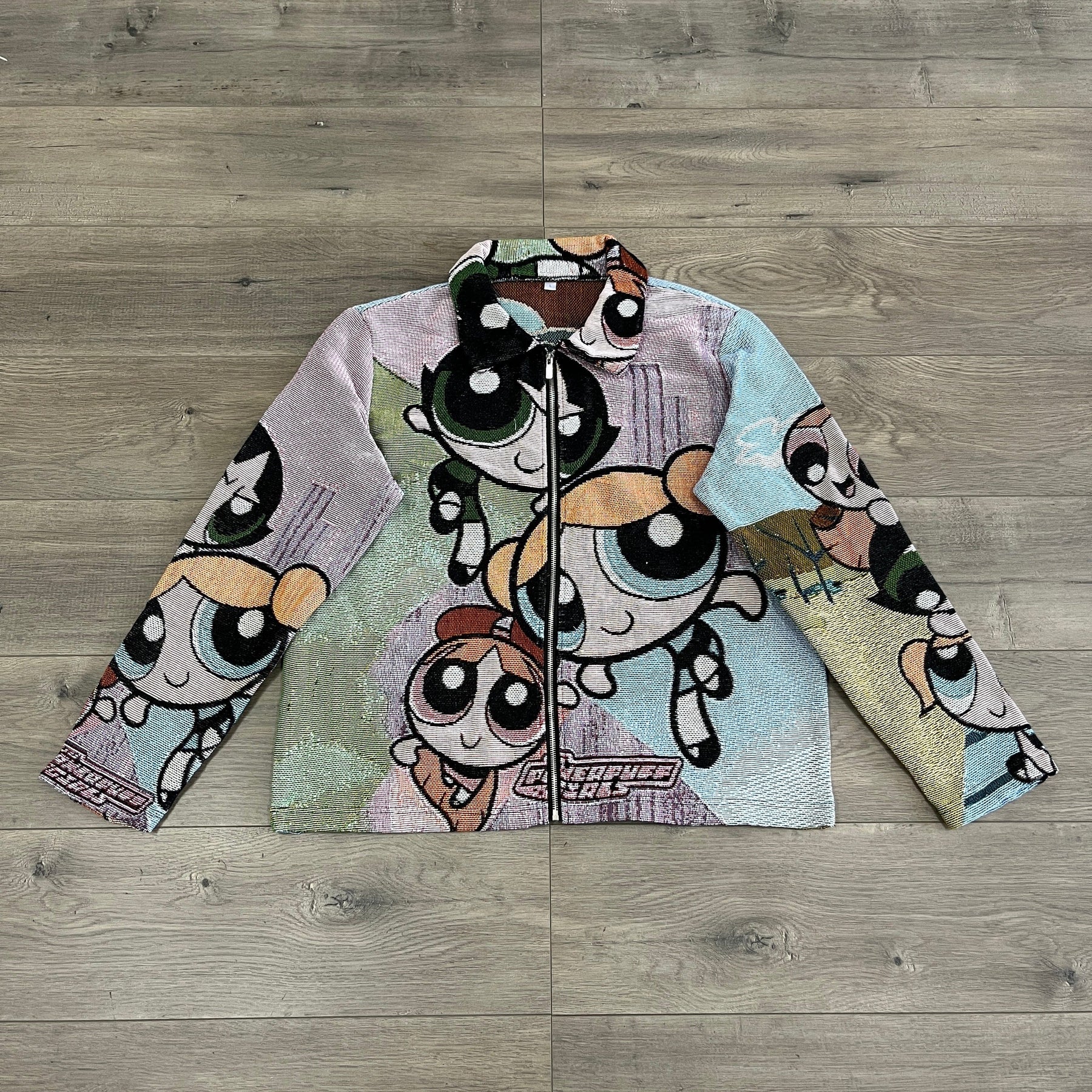 RDMCLOTHINGART tapestry hoodie POWERPUFF GIRLS TAPESTRY JACKET