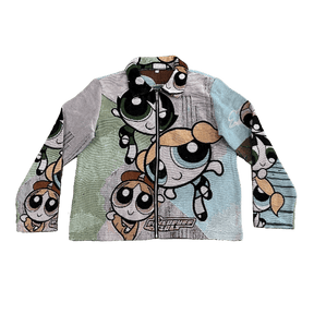 RDMCLOTHINGART tapestry hoodie POWERPUFF GIRLS TAPESTRY JACKET