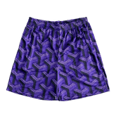 RDMCLOTHINGART tapestry hoodie PURPLE GY MESH SHORTS-8736