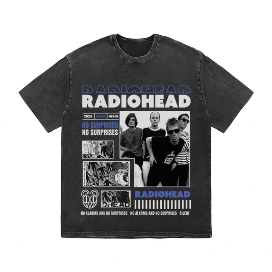 RADIOHEAD HEAVY WEIGHT COTTON TEE-9017