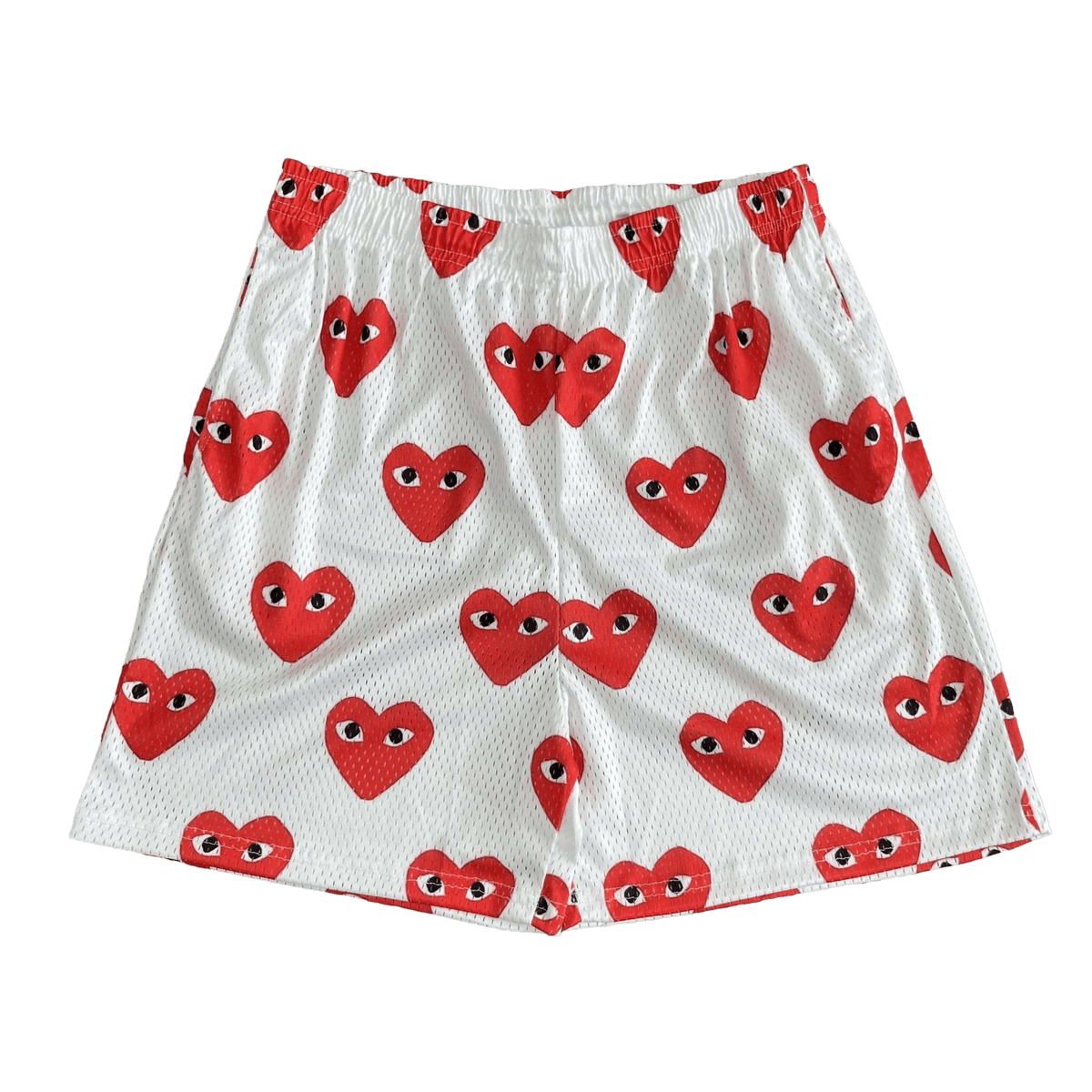 RDMCLOTHINGART tapestry hoodie RED CDG MESH SHORTS-8716