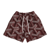 RDMCLOTHINGART tapestry hoodie RED GY TAPESTRY SHORTS