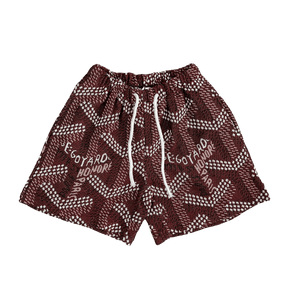 RDMCLOTHINGART tapestry hoodie RED GY TAPESTRY SHORTS