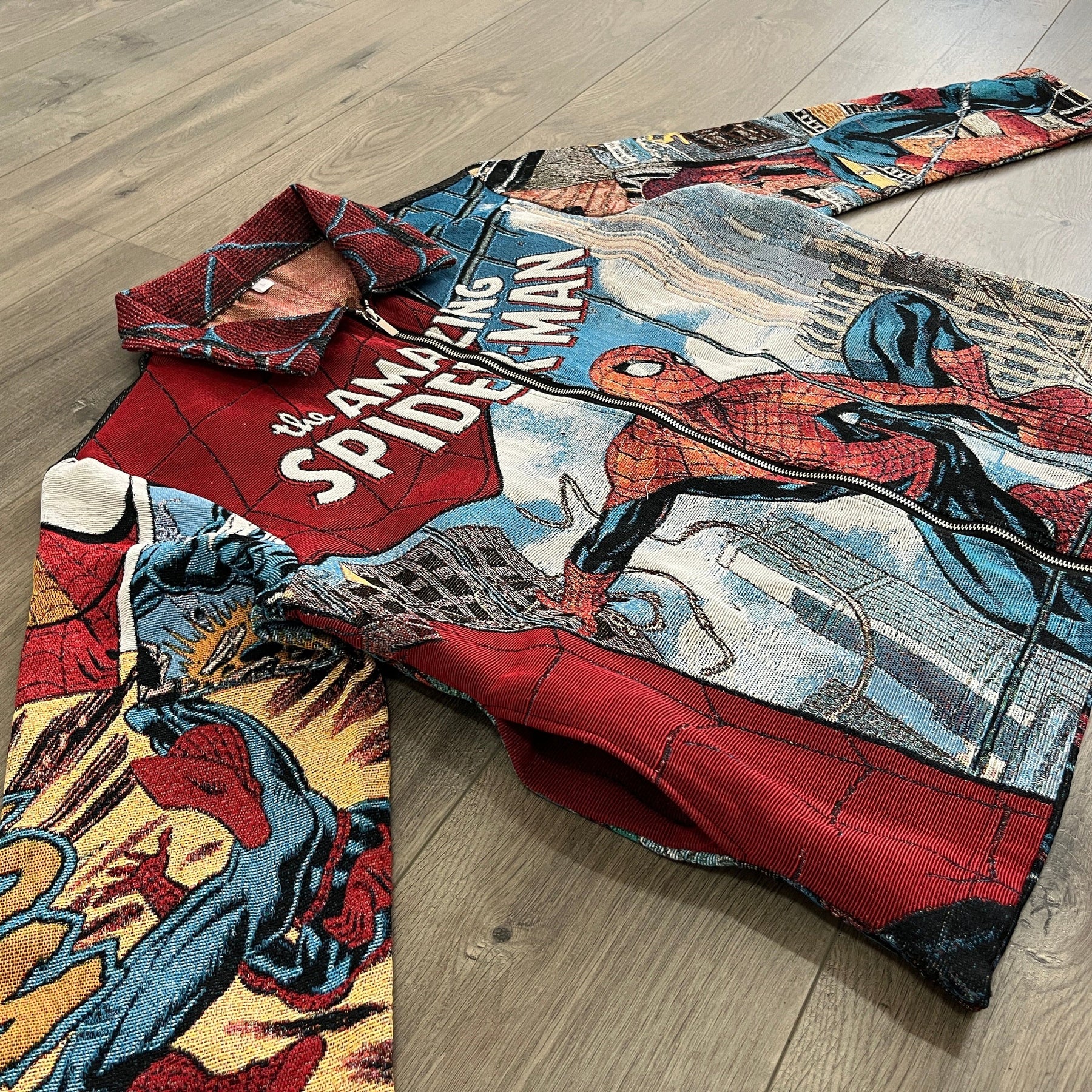 RDMCLOTHINGART tapestry hoodie RED SPIDER V2 TAPESTRY JACKET