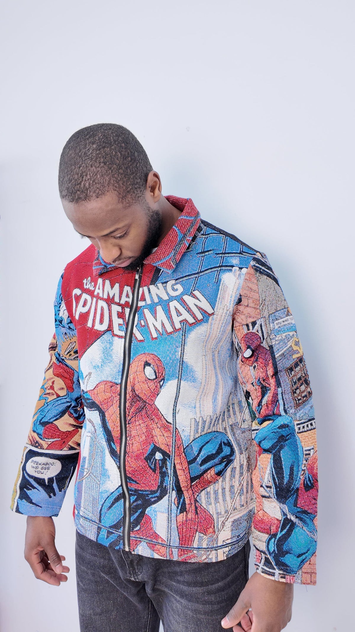 RDMCLOTHINGART tapestry hoodie RED SPIDER V2 TAPESTRY JACKET