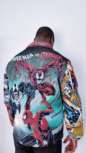 RDMCLOTHINGART tapestry hoodie RED SPIDER V2 TAPESTRY JACKET