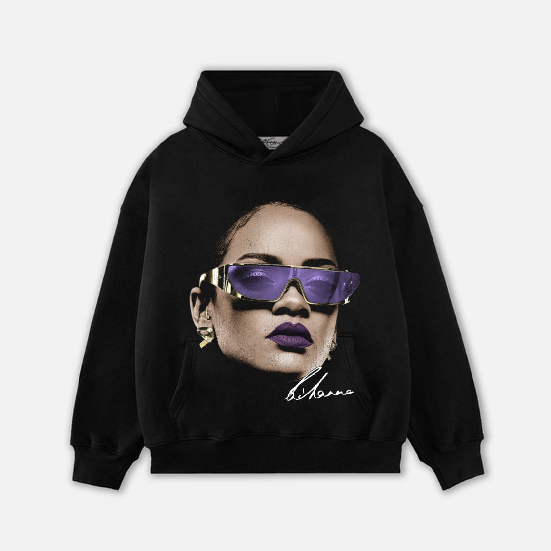 RDMCLOTHINGART tapestry hoodie RIHANNA HEAD HOODIE-1054