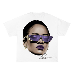 RDMCLOTHINGART tapestry hoodie RIHANNA HEAVEY WEIGHT COTTON TEE-8003