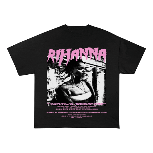 RDMCLOTHINGART tapestry hoodie RIHANNA HEAVY WEIGHT COTTON TEE-8917