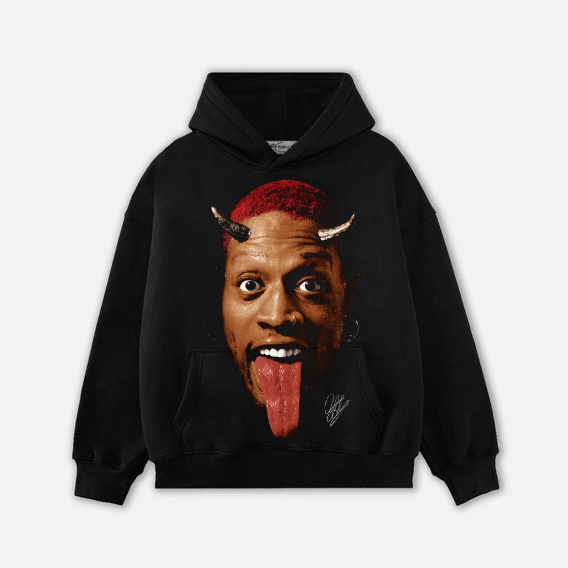 RDMCLOTHINGART tapestry hoodie RODMAN HEAD HOODIE-1040