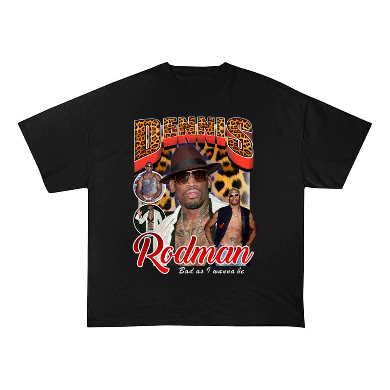 RDMCLOTHINGART tapestry hoodie RODMAN HEAVY COTTON TEES-8237