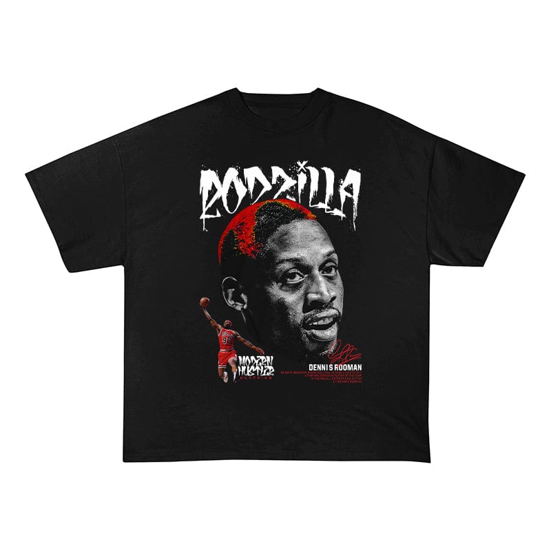 RDMCLOTHINGART tapestry hoodie RODMAN HEAVY COTTON TEES-8260