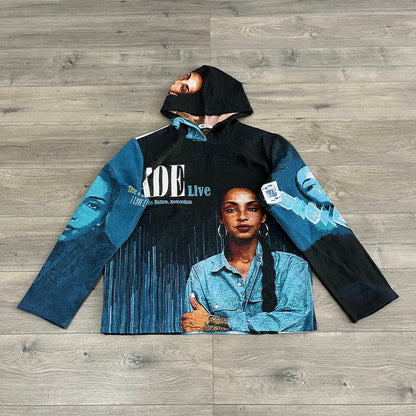 RDMCLOTHINGART tapestry hoodie SADE TAPESTRY HOODIE