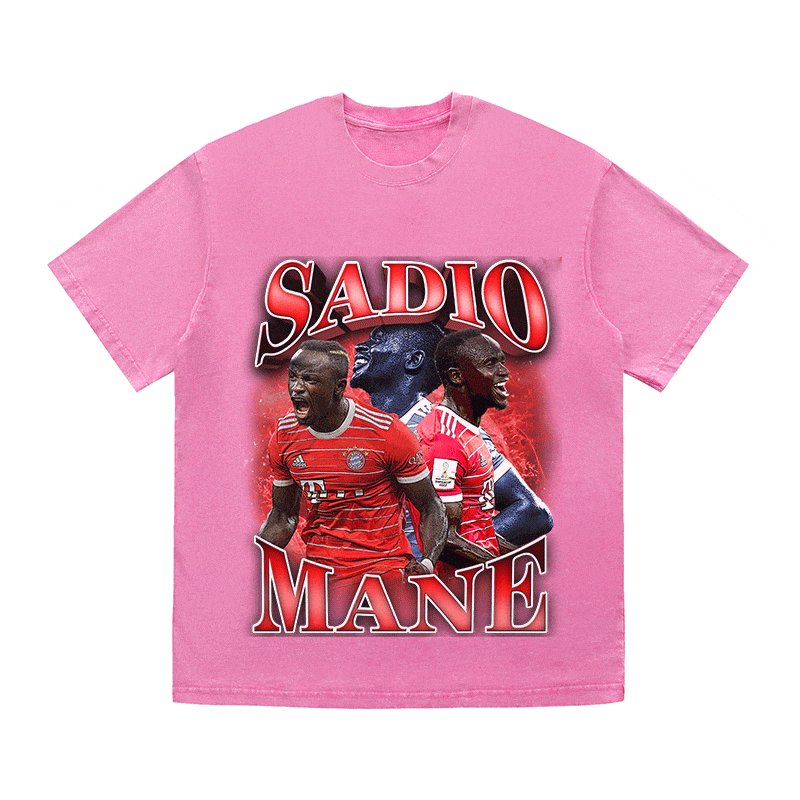 SADIO MANE HEAVY WEIGHT COTTON TEE-9174