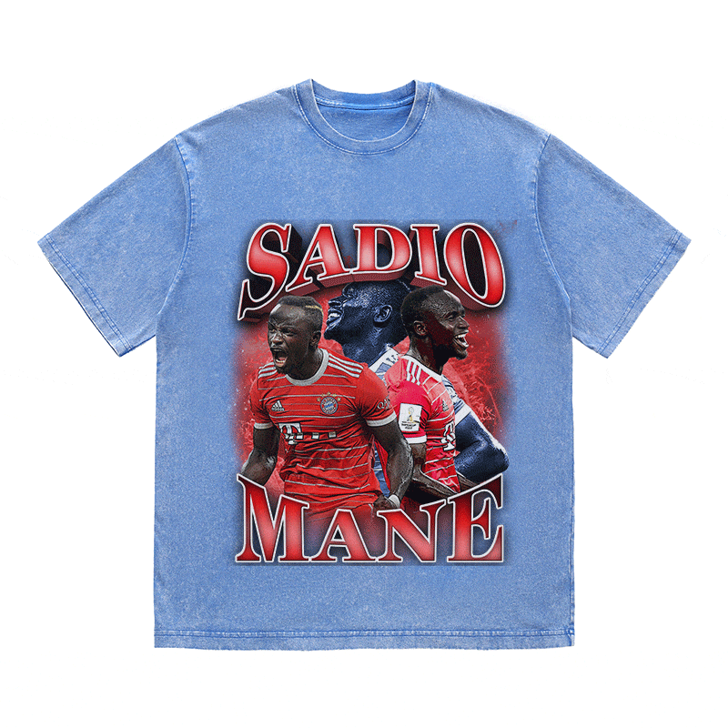 SADIO MANE HEAVY WEIGHT COTTON TEE-9174