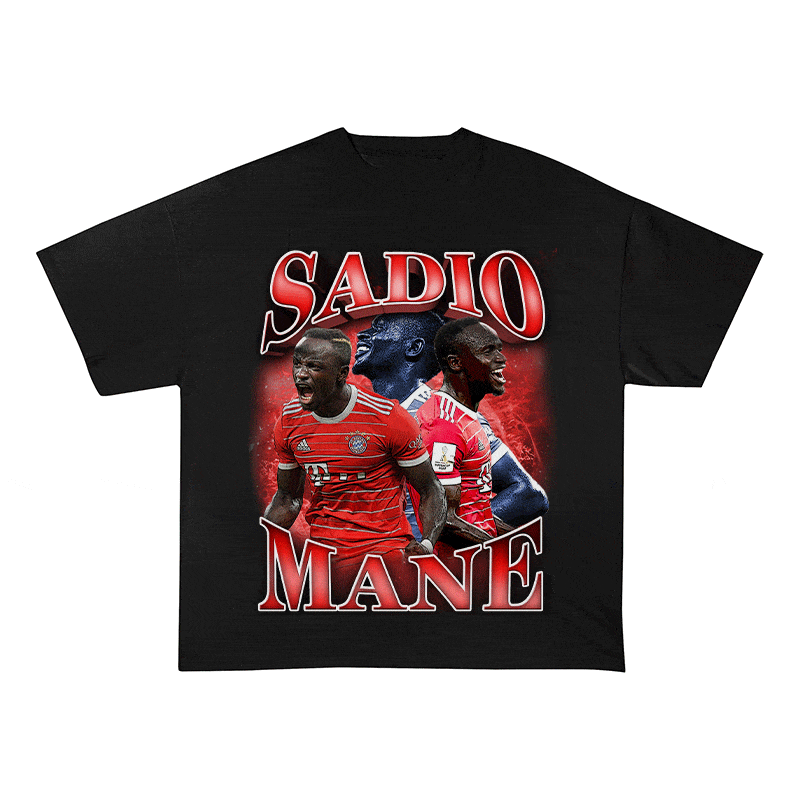 SADIO MANE HEAVY WEIGHT COTTON TEE-9174