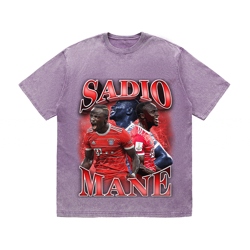 SADIO MANE HEAVY WEIGHT COTTON TEE-9174