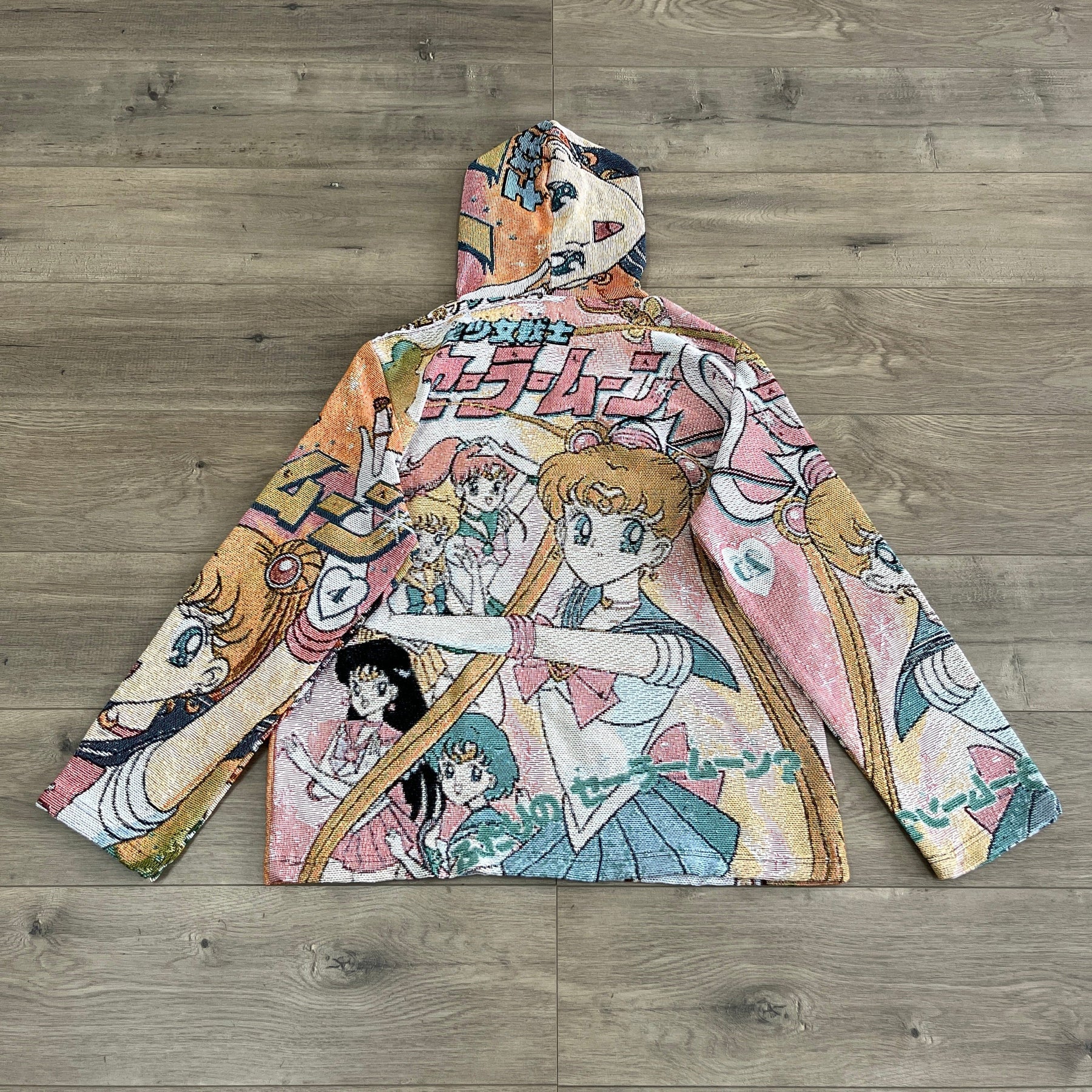 RDMCLOTHINGART tapestry hoodie SAILOR MOON TAPESTRY HOODIE