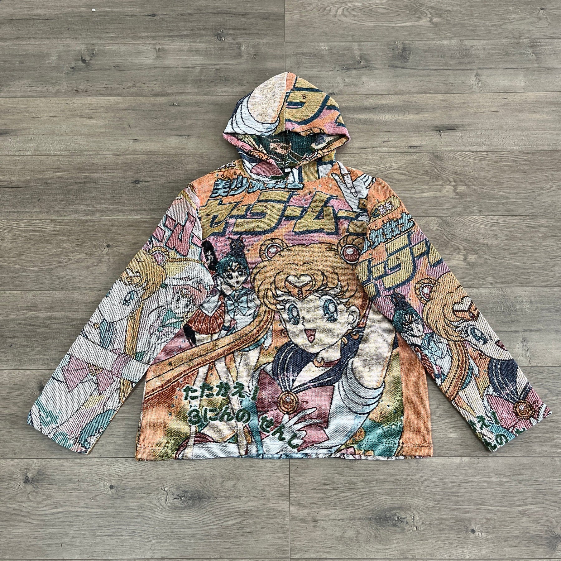 RDMCLOTHINGART tapestry hoodie SAILOR MOON TAPESTRY HOODIE