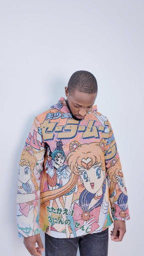 RDMCLOTHINGART tapestry hoodie SAILOR MOON TAPESTRY HOODIE