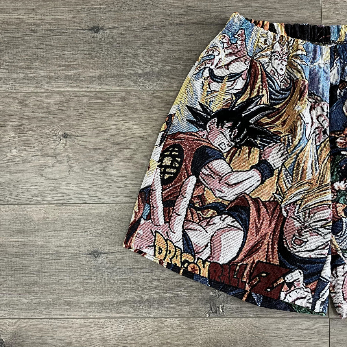 RDMCLOTHINGART tapestry hoodie SAIYAN TAPESTRY SHORTS